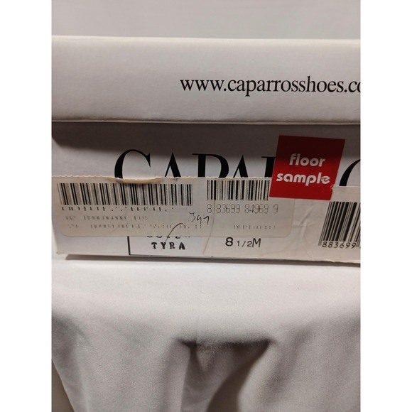 Caparros Tyra Shoes Womens Size 8.5 Black Rhinestone Slingback Sandals Heels - Picture 9 of 9